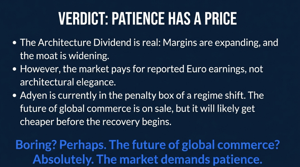 Adyen's 4Q25: The Price of Being Right