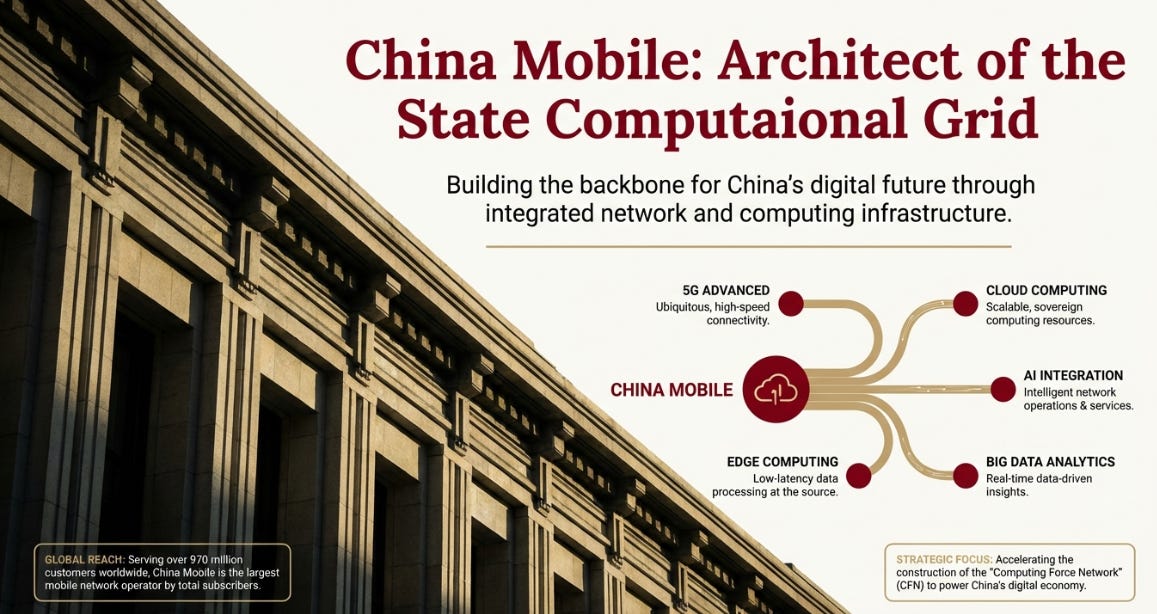 China Mobile : Sovereign Cloud Mispricing