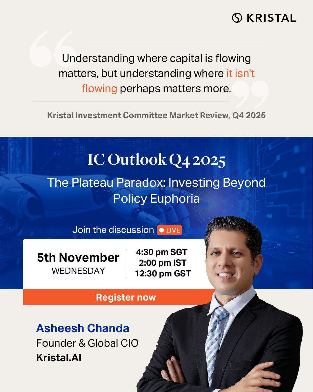 🚨 Join LIVE discussion: Market Outlook on Q4 2025