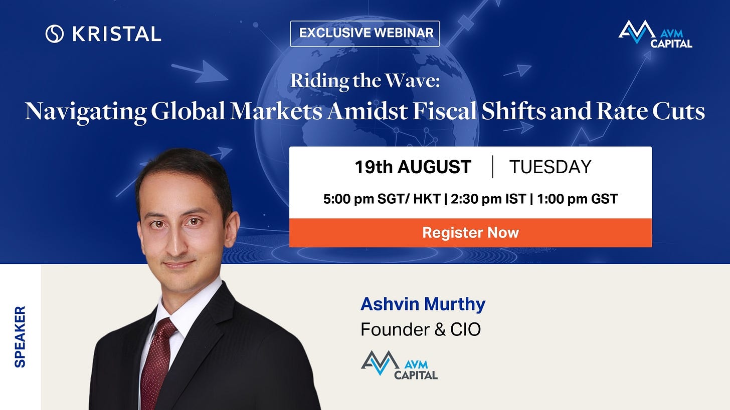 ⚠️ Webinar Alert! Riding the Wave: Navigating Global Markets Amidst Fiscal Shifts and Rate Cuts