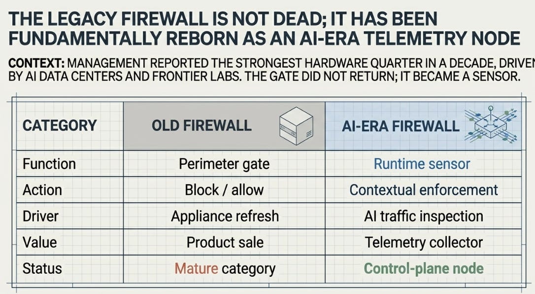 Palo Alto 3QFY26 Earnings: The Firewall Comes Back as a Sensor