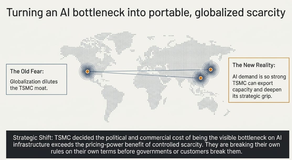 TSMC 1Q26: The Bottleneck Travels