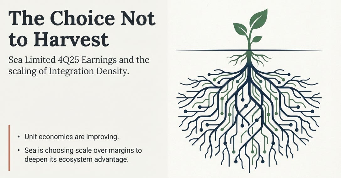 Sea Limited 4Q25 Earnings: The Choice Not to Harvest